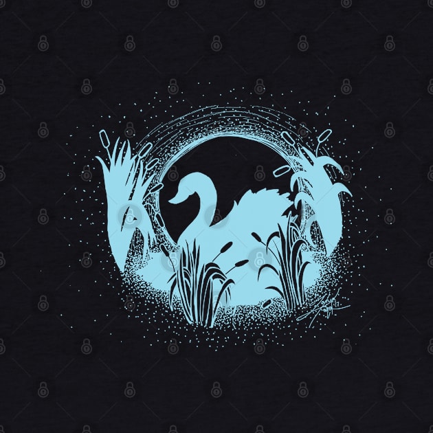 Swimming Underneath the Moonlight T-Shirt by zarya_kiqo